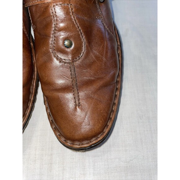 Josef Seibel Women’s Casual Mules Size 40 U.S. 9 M Brown Leather Comfort College - Picture 9 of 12